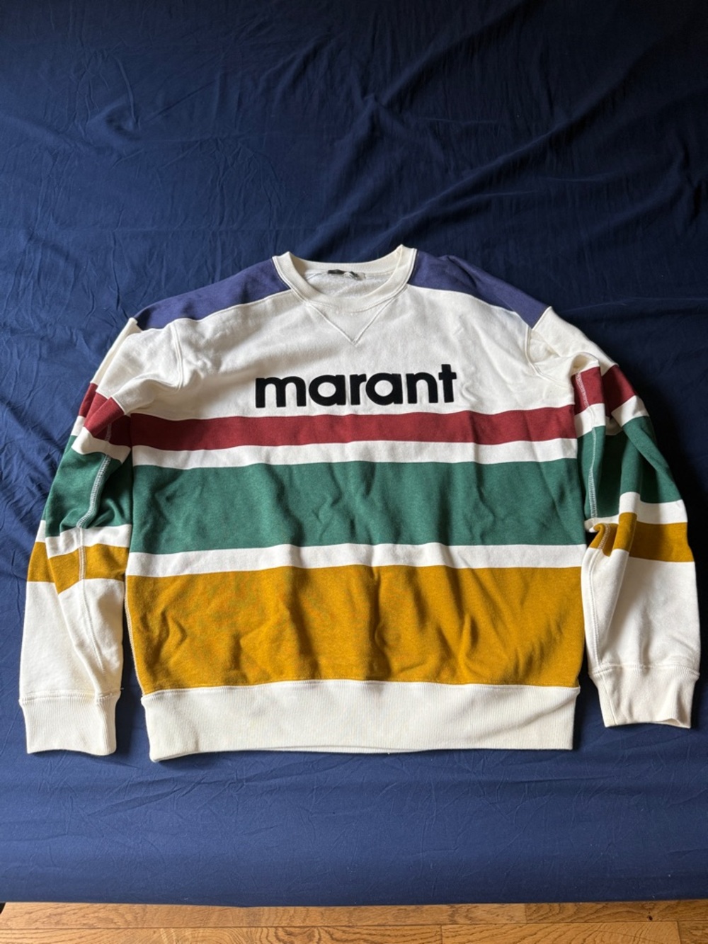 Isabel Marant Striped Crewneck Sweatshirt in Multi-Color - Size M